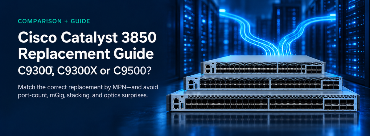 Cisco Catalyst 3850 Replacement Guide: C9300, C9300X or C9500 by MPN