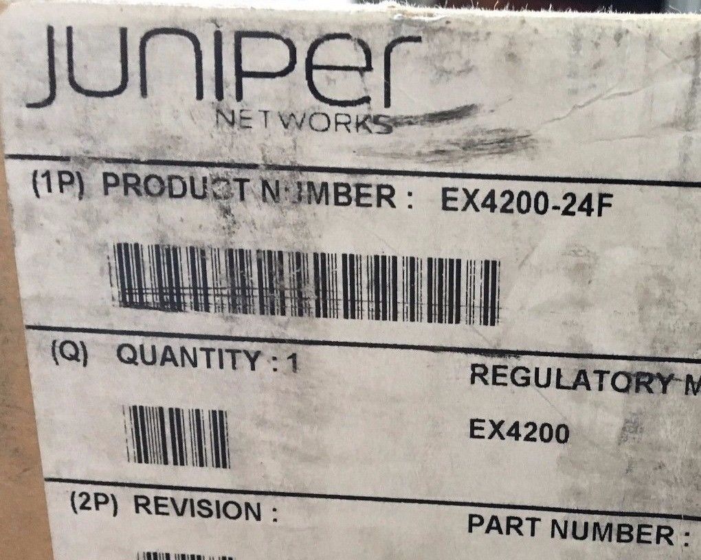 Sealed Juniper Networks EX4200-24F 24Port - New