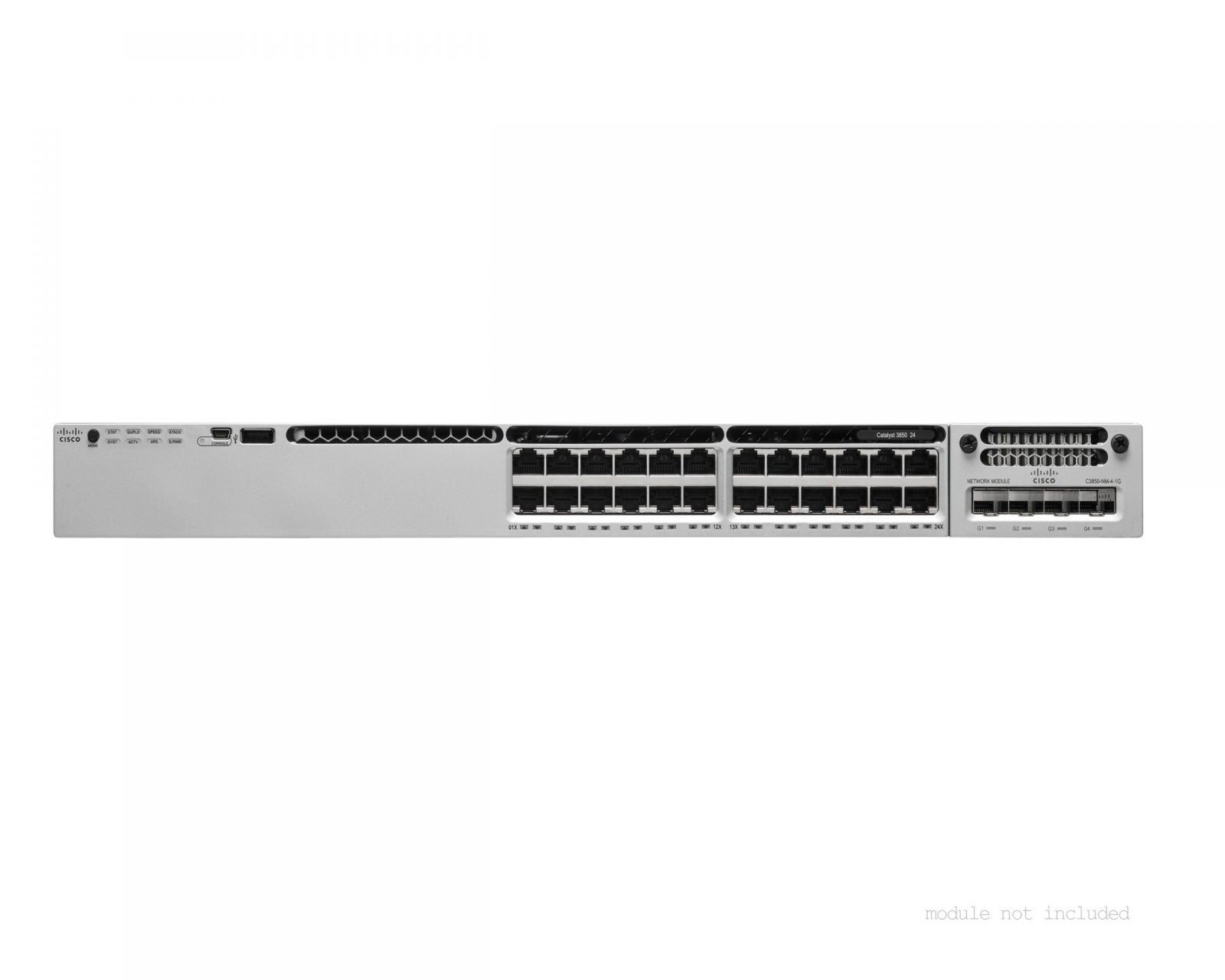 Cisco WS-C3850-24P-S Switch 3850 24port PoE+ 715WAC IP Base