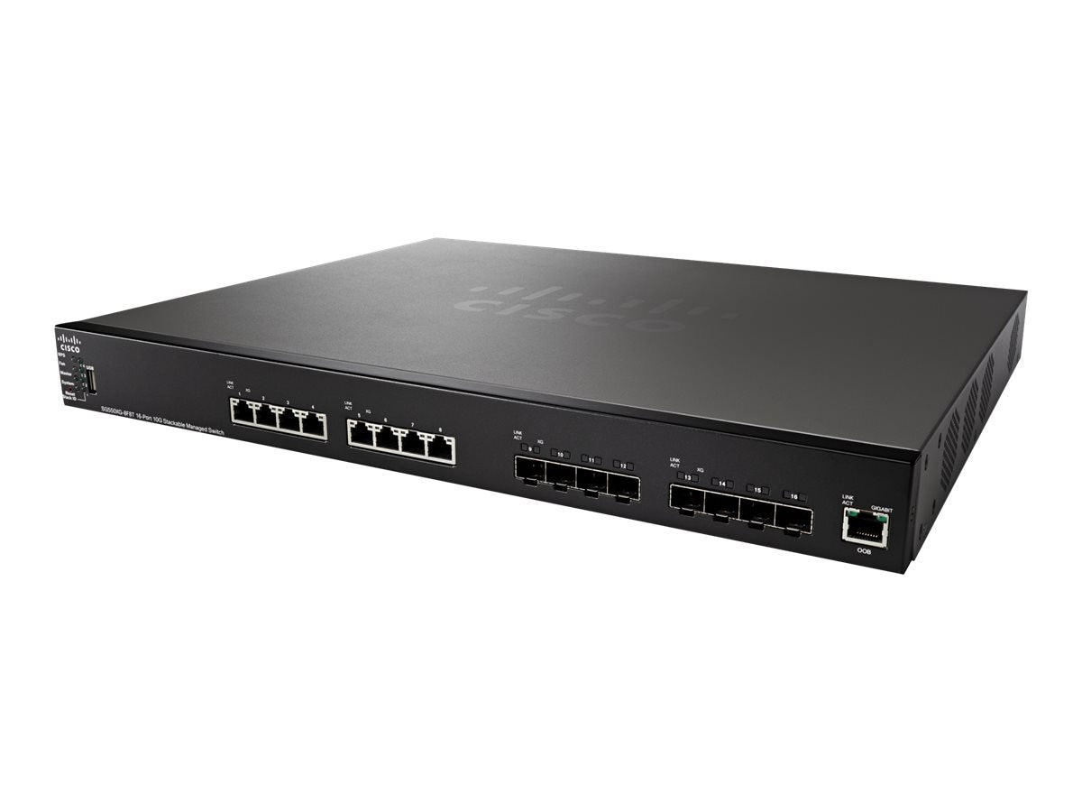 Cisco SG550XG-8F8T-K9 8x 10GbE SFP+ 8x 1GbE RJ-45 Switch