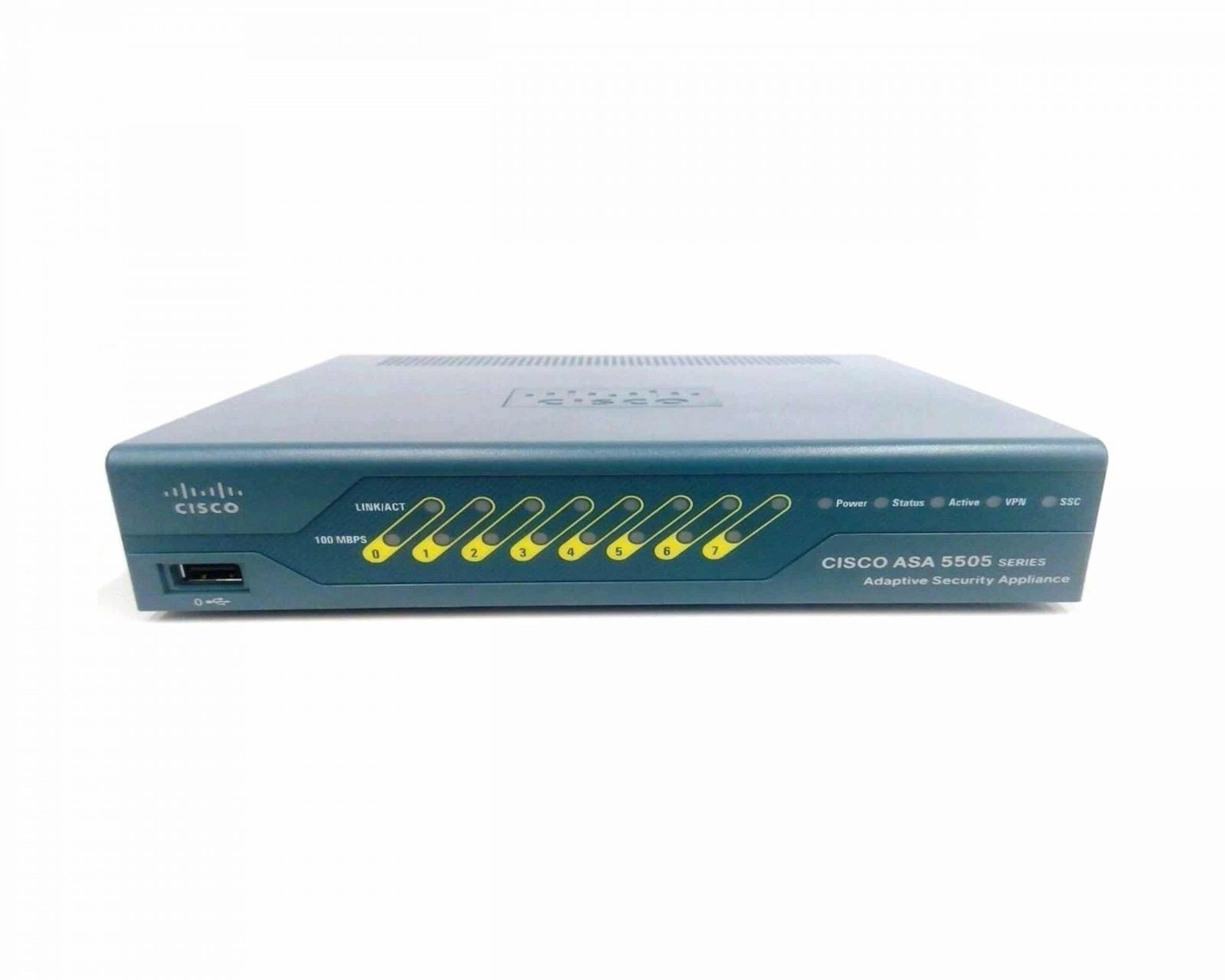 Cisco ASA5505-BUN-K9 ASA 5505 Appliance, 10 Users, 8 ports, 3DES/AES