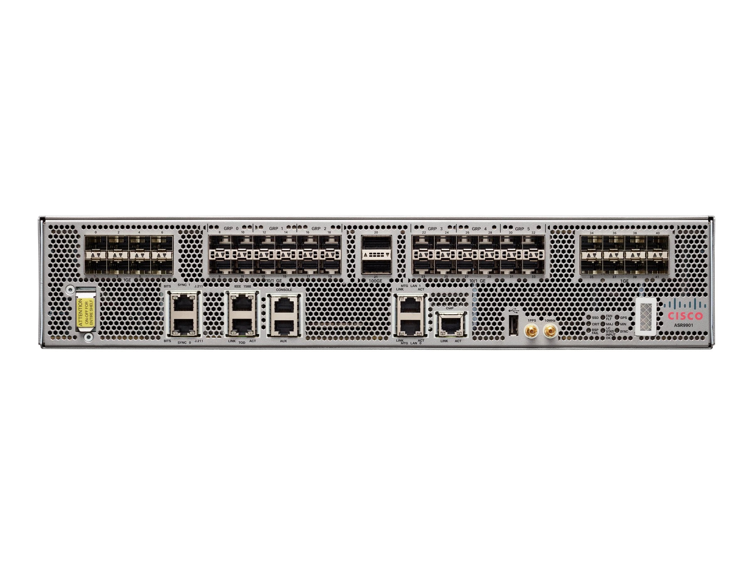 Cisco ASR 9901 Chassis ASR-9901-120G w/ Dual AC or DC Power Supply ASR-9901 (DC Harness Included) Smartnet Free Serial - New