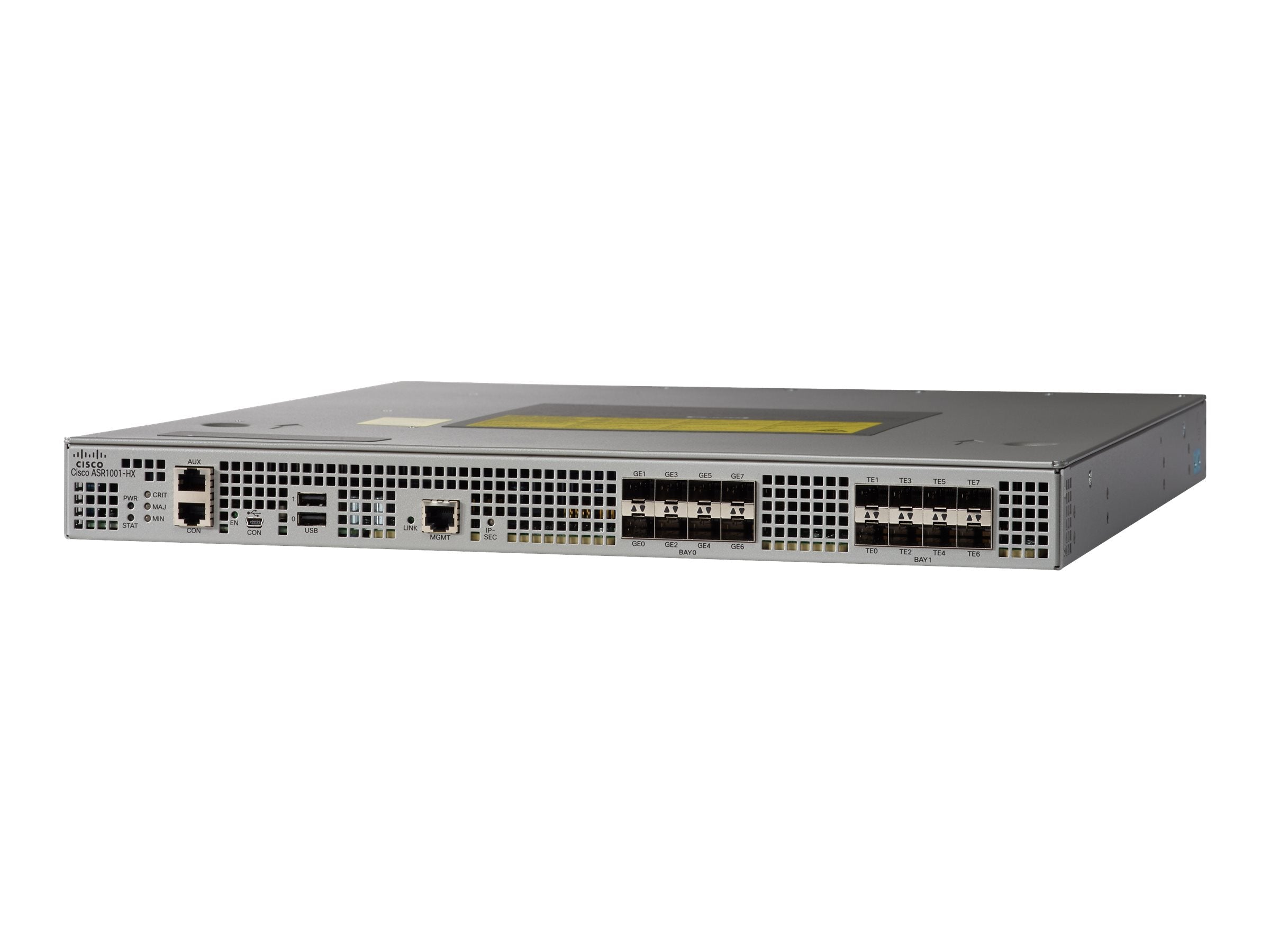 NEW BRAND CISCO ASR1001-HX SYSTEM ROUTER 8X10GE+8X1GE 2XP/S OPTIONAL CRYPTO