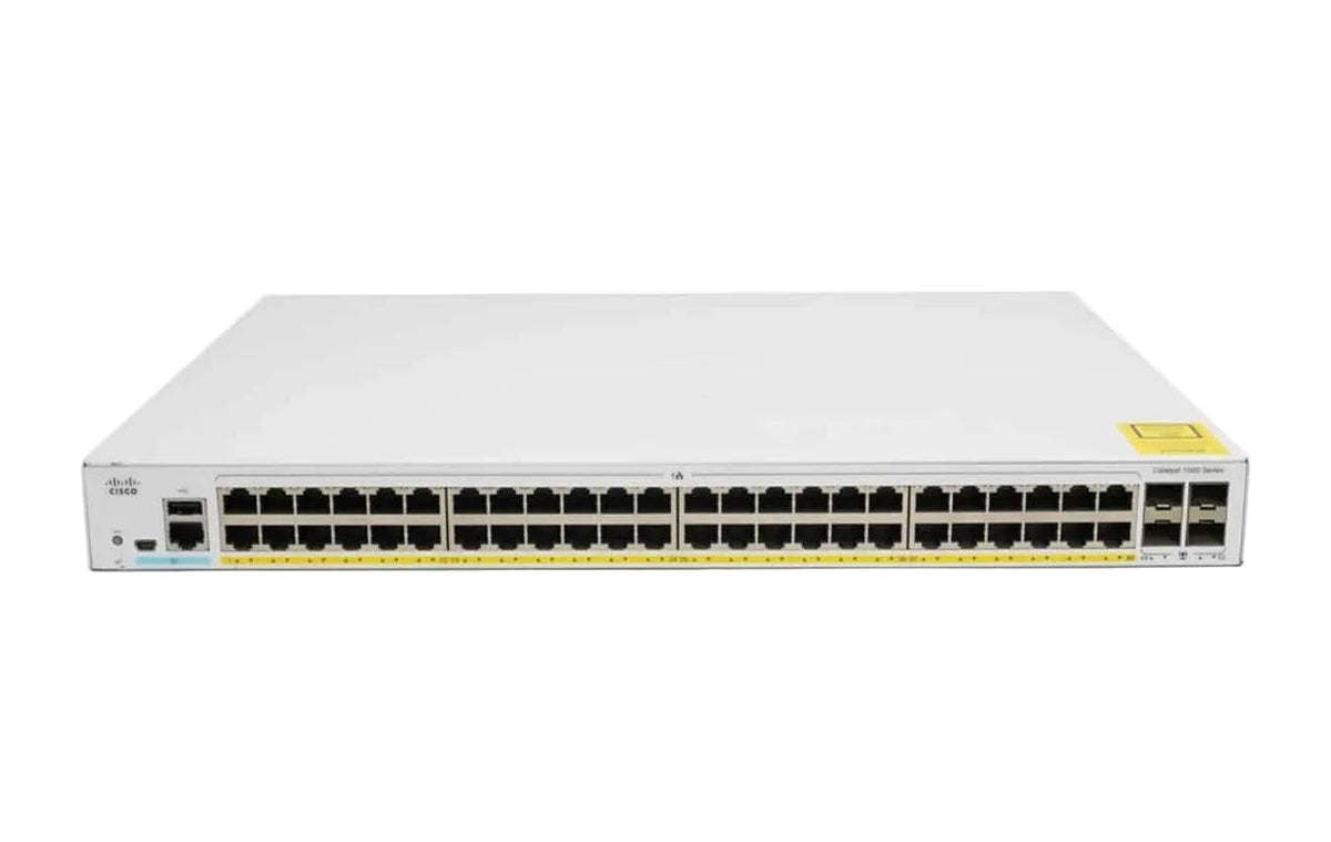 Cisco C1300X-48T-4X Catalyst 1300X Series 48-Port Gigabit 4x 10G SFP28 Uplink 176Gbps Switch - New