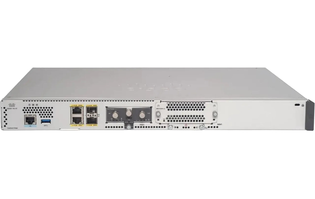 Cisco C8200-1N-4T Catalyst 8200 Series Compact 4-Port GE WAN 1Gbps IPsec SD-WAN Router