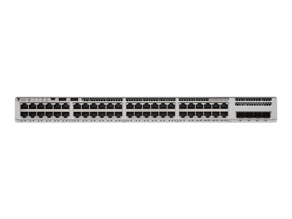 CISCO C9200L-48P-4G-E 48-PORT POE+ SWITCH NETWORK ESSENTIALS NM-4G INCLUDED