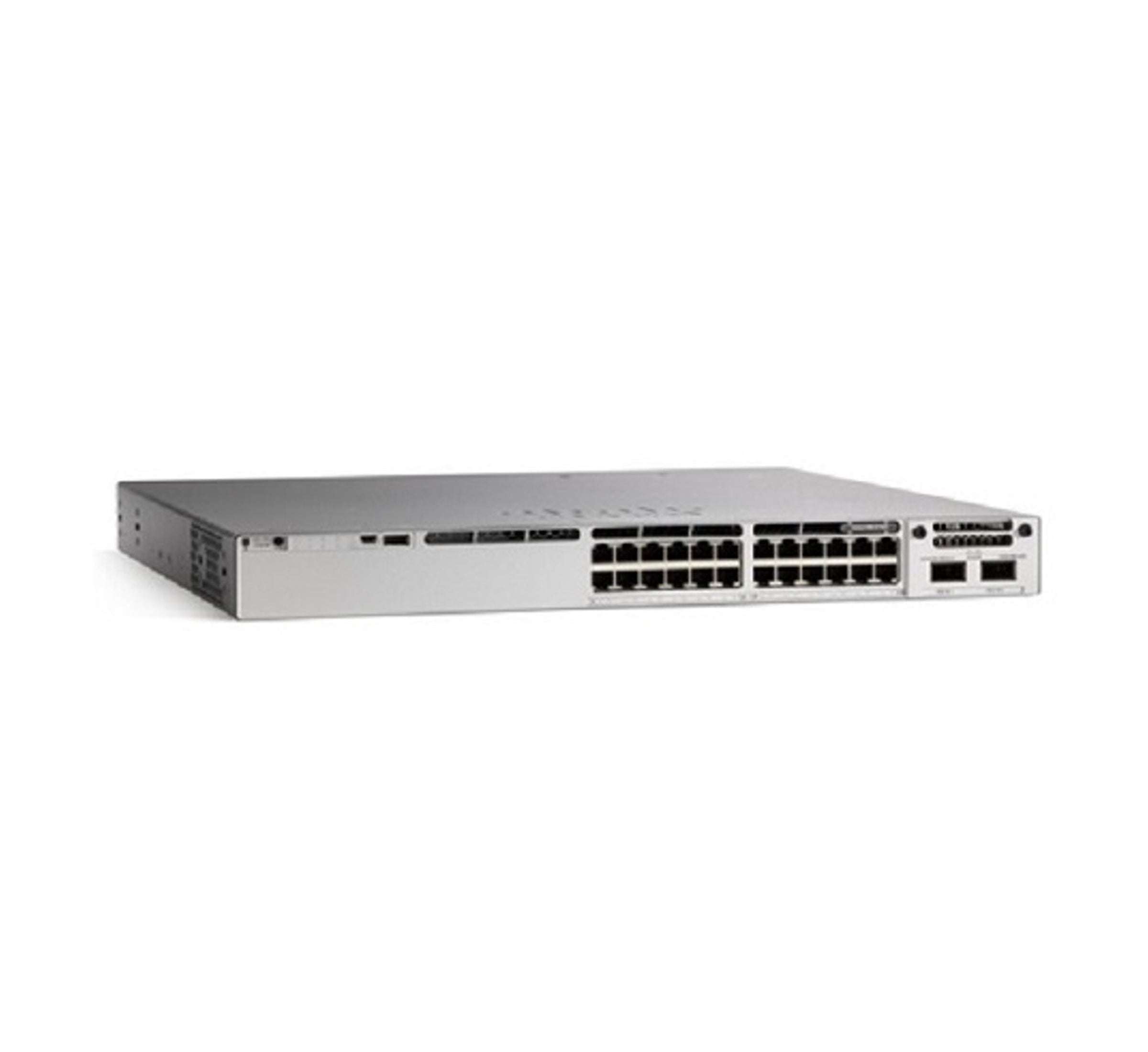 C9300L-24P-4X-A Cisco Catalyst 9300L Switch, Network Advantage, 24 Gigabit PoE+ with 4 10Gig SFP Uplink Ports - New