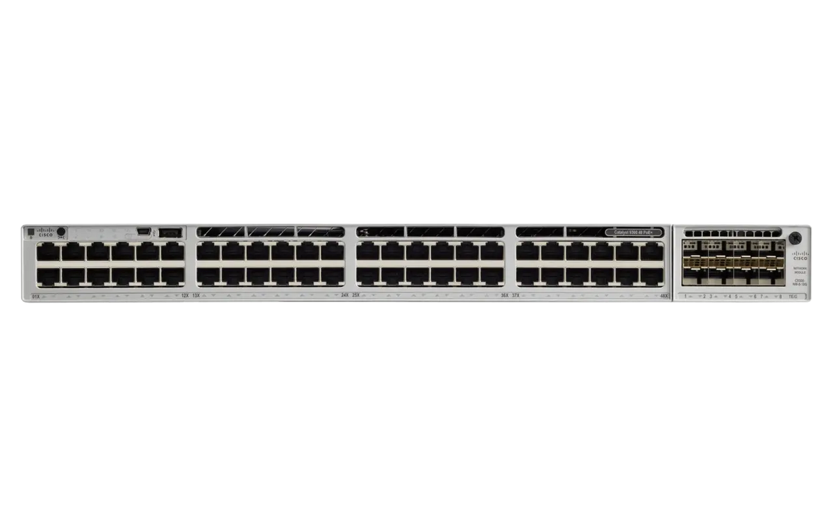 Cisco C9300-48P-M Meraki Catalyst 9300 48x GbE PoE+ 256 Gbps 480G Stack Cloud Switch