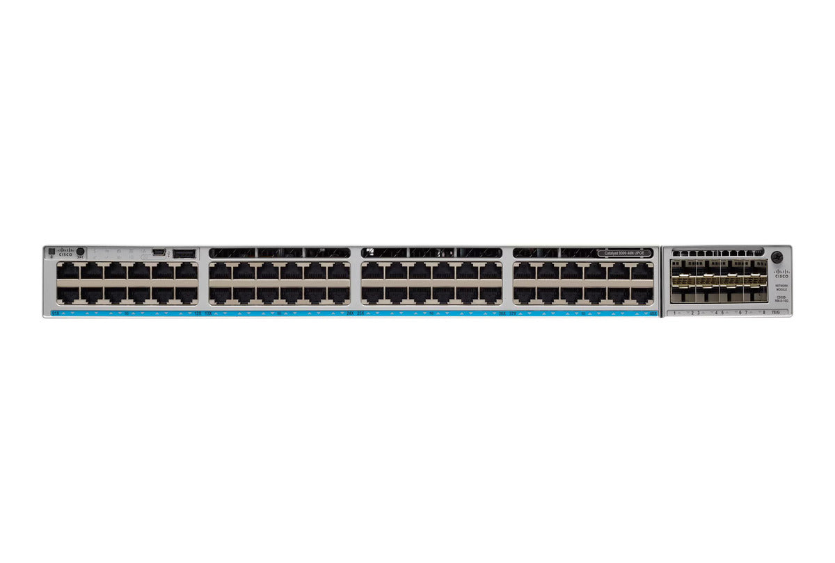 Cisco C9300-48UN-E Catalyst 9300 Series 48-Port 5G UPOE 645W StackWise-480 Managed Switch