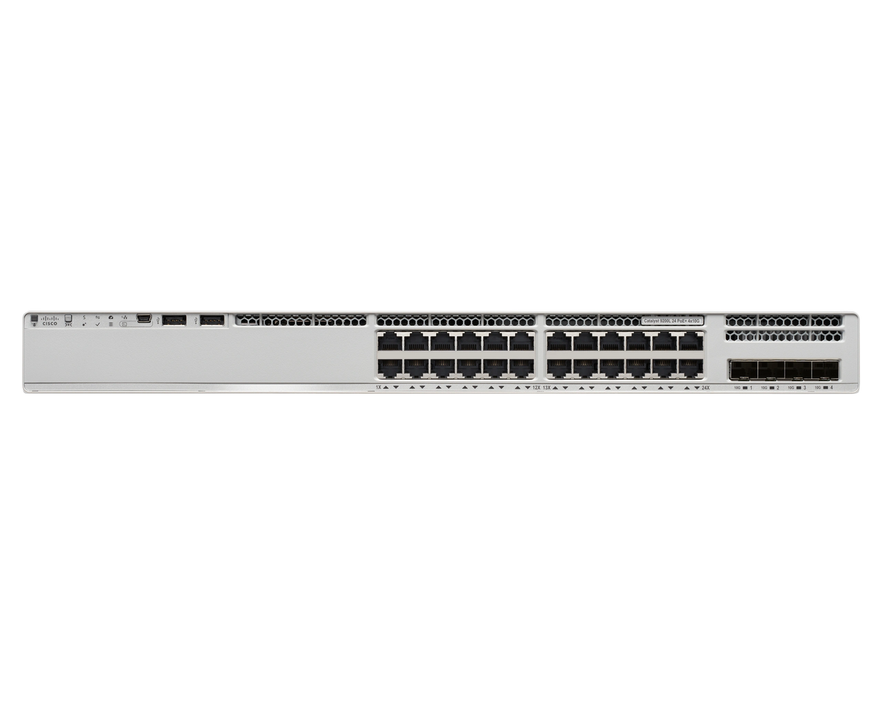 Catalyst 9300 12-port 25G/10G/1G SFP28 with modular uplinks, Network Advantage - New