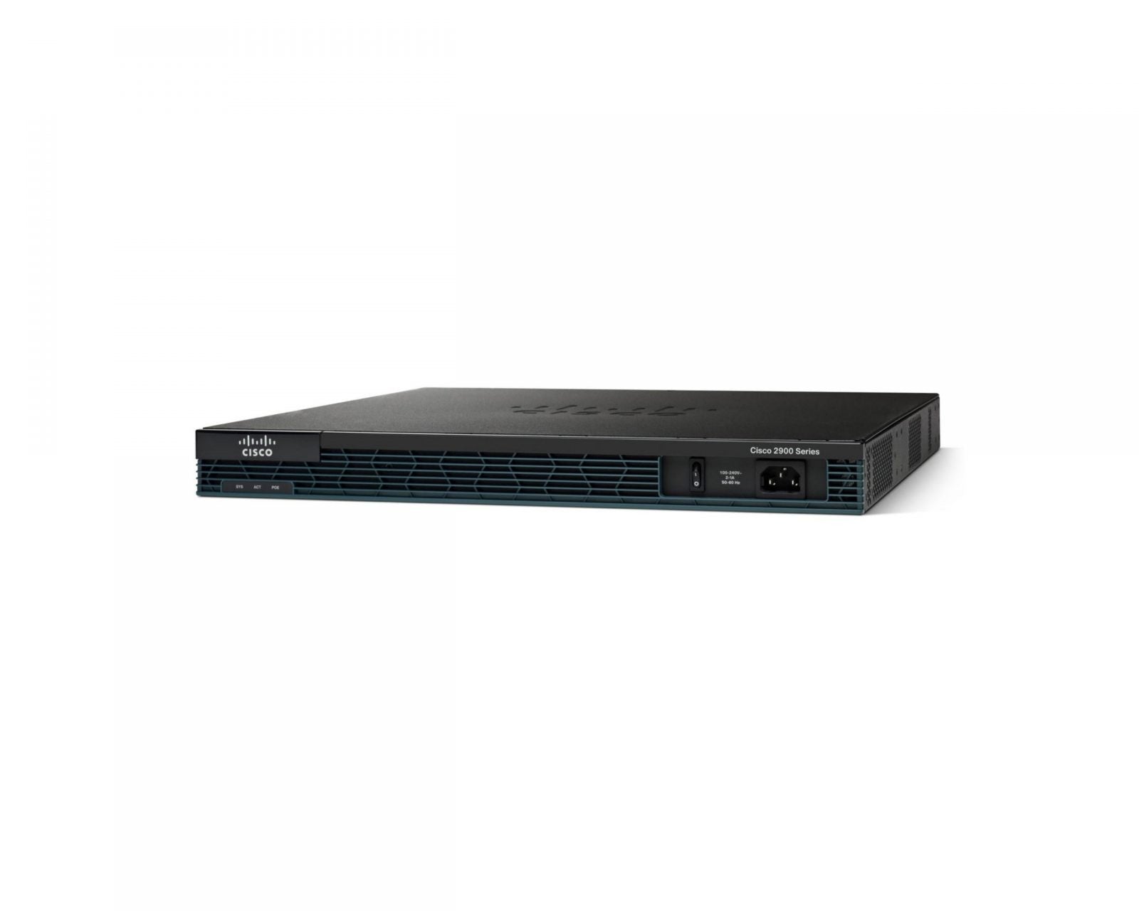 CISCO2901/K9 Cisco 2901 router w/2 GE,4 EHWIC,2 DSP,256MB CF,512MB DRAM,IP Base - New
