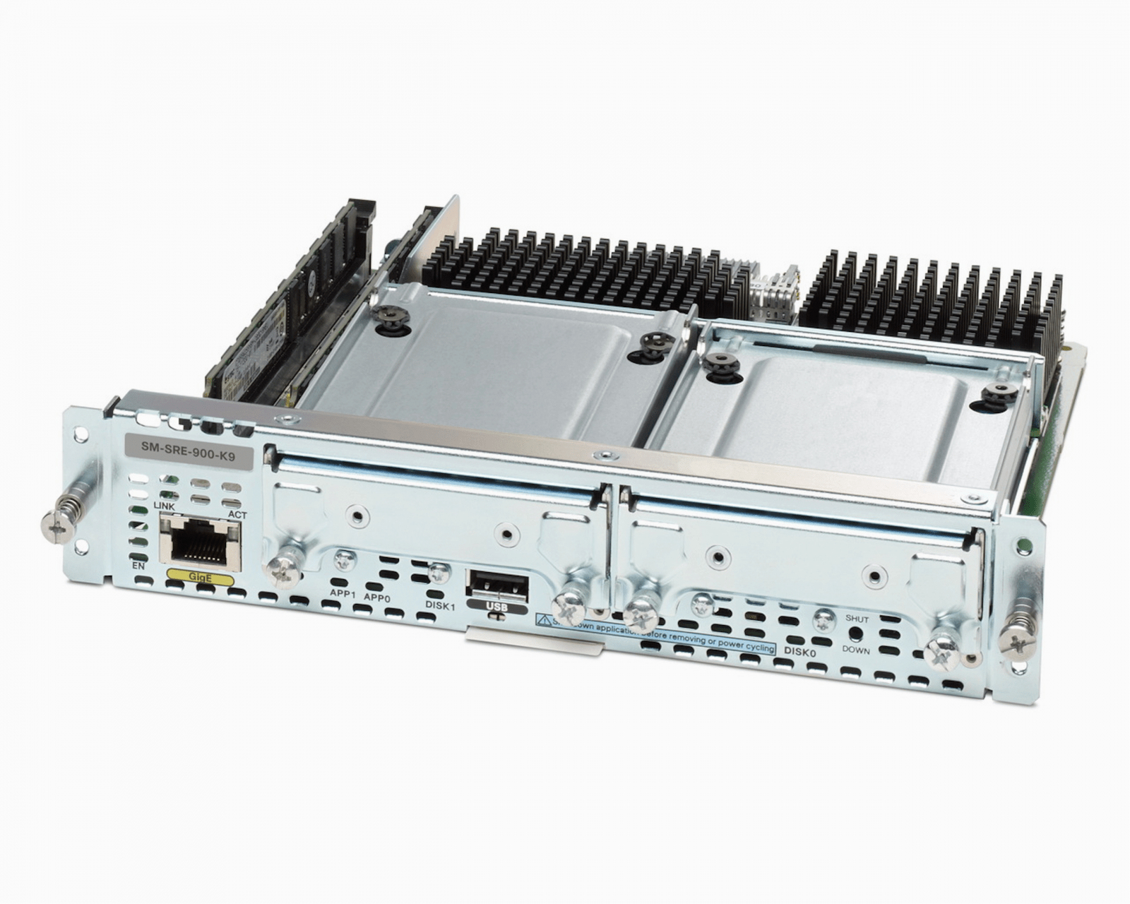 CISCO SM-SRE-910-K9 SERVICES-READY MODULE W/ 2X CISCO SM-HDDB-SATA500GB