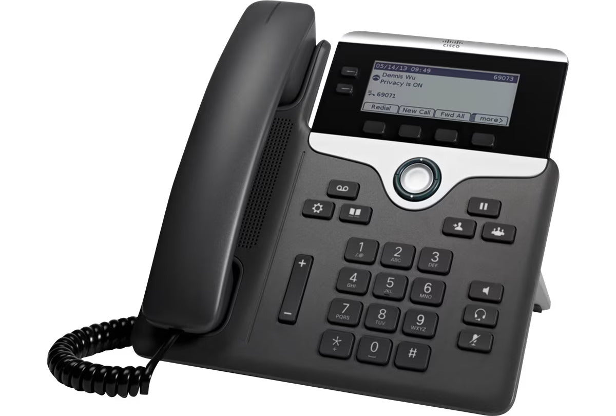 Cisco CP-7821-K9 7800 IP Phone 7821 2-Line 3.5-Inch Backlit Display Wideband PoE