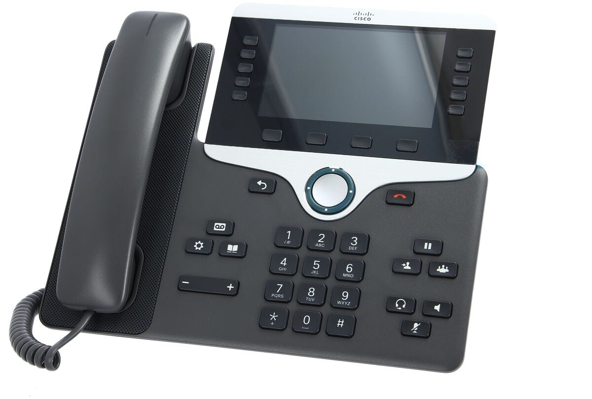 Cisco CP-8841-3PCC-K9 8800 Series 5-Line 3PCC SIP 5-Inch VGA GbE PoE IP Phone