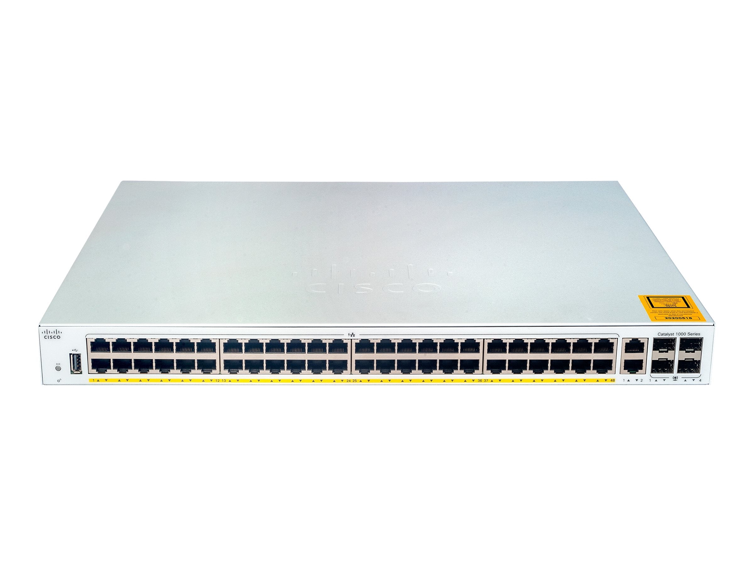 Cisco C1000-48P-4X-L 1000 Series 48-Ports 10/100/1000BASE-T PoE+ Managed Switch - New