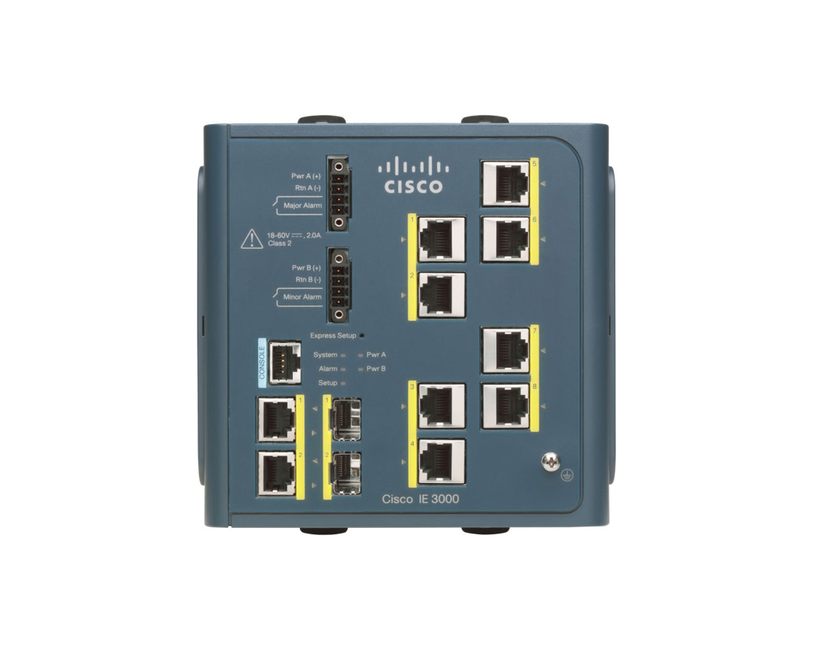 Cisco IE-3000-8TC-E Ethernet Switch IP Services 8 + 2 SFP Ports