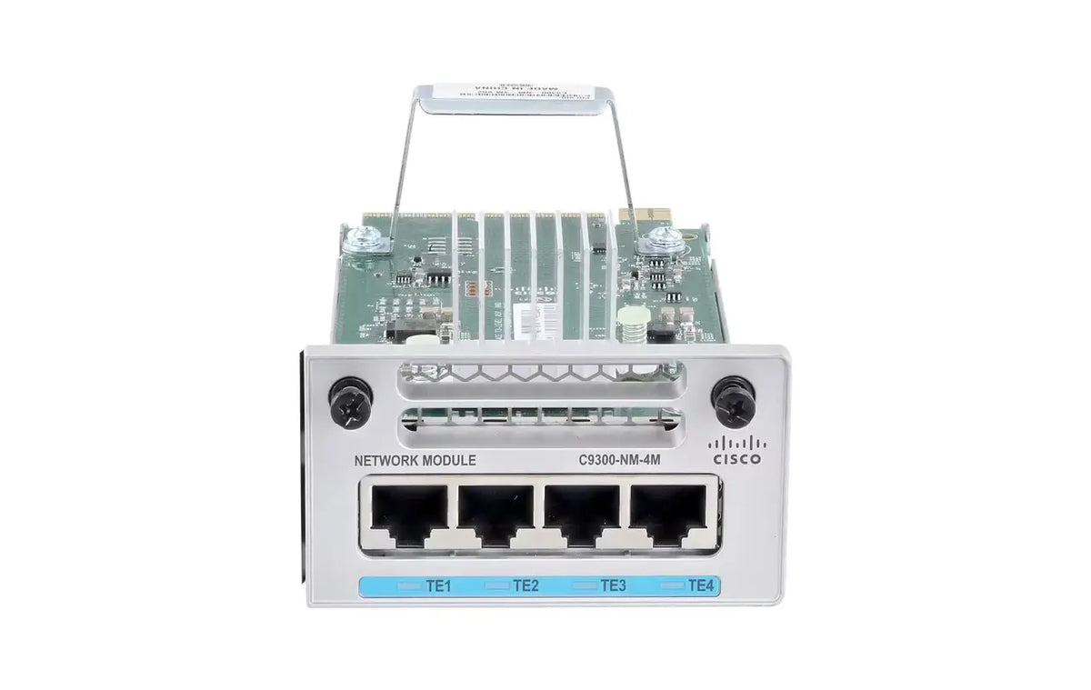 Cisco C9300-NM-4M Catalyst 9300 Series 4-Port Multigigabit RJ45 Network Module - New