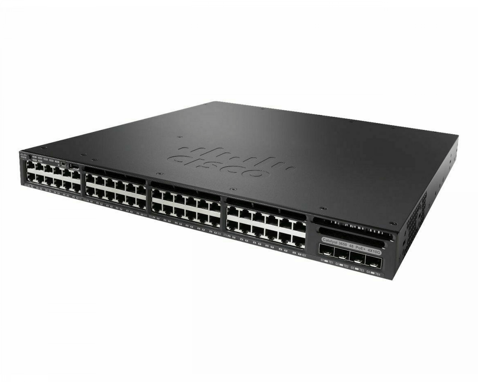 NEW Cisco WS-C3650-48FD-E 48 Port Gigabit PoE+ IP Services 2x 10G PWR-C2-1025WAC