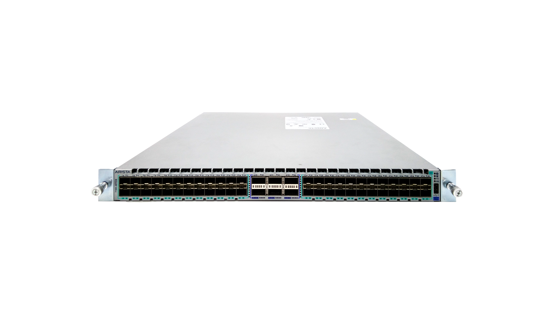 ARISTA DCS-7160-48YC6-F 48X 25G SFP+ 6X 100G QSFP F-R AIRFLOW SWITCH