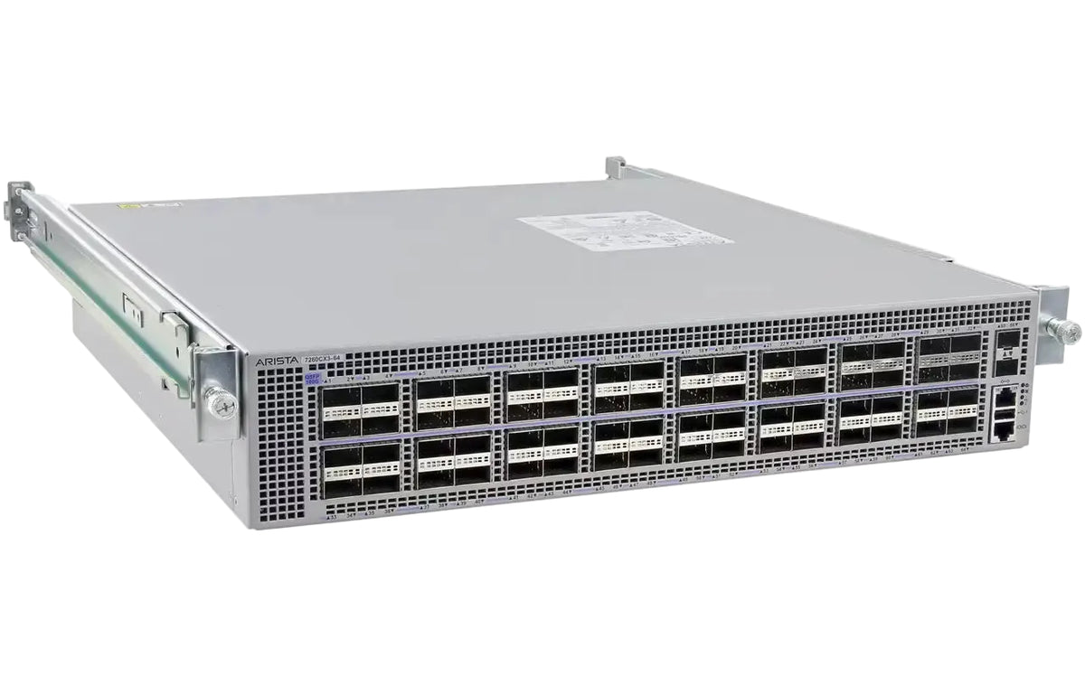 Arista DCS-7260CX3-64-R 7260X3 64-Port 100G QSFP 2x 10G SFP+ Low Latency Data Center Switch