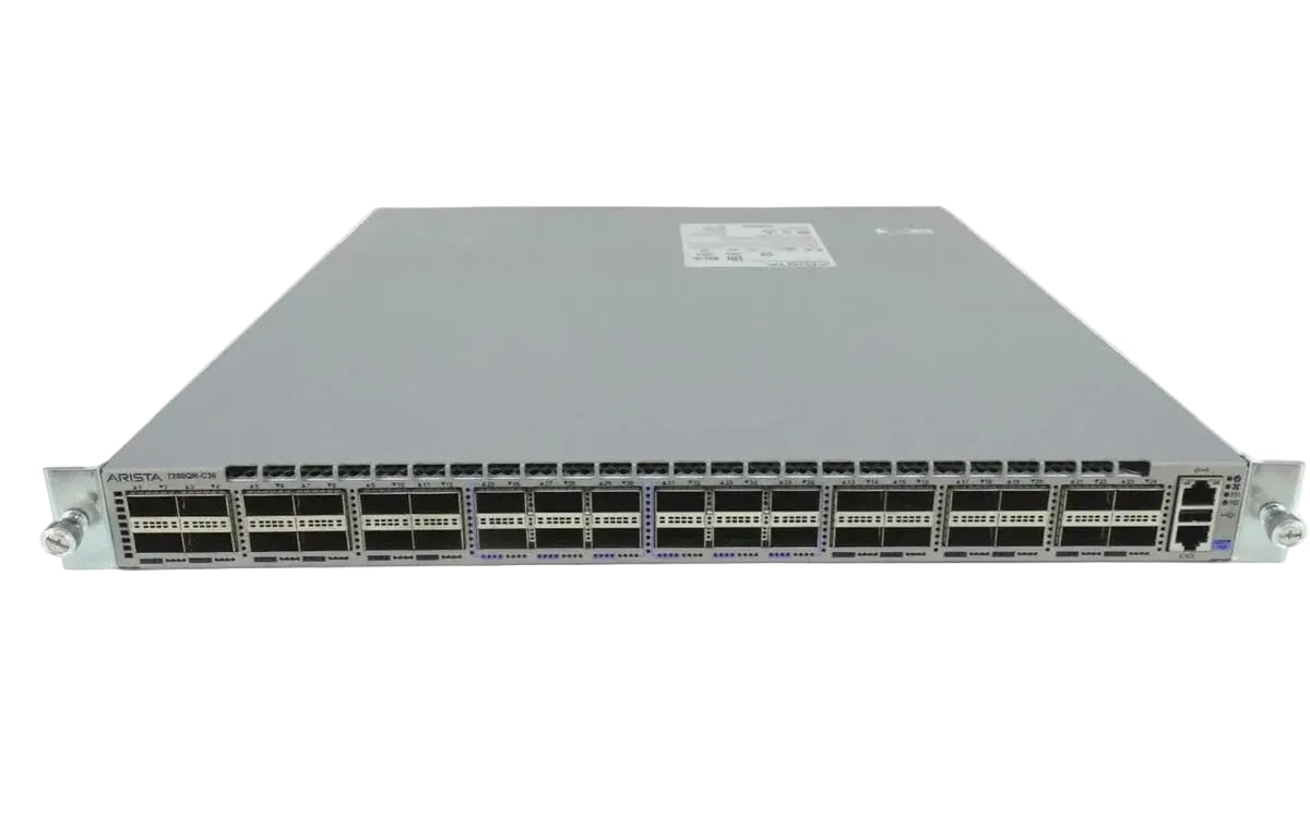 Arista DCS-7280QR-C36-F 7280R 36-Port 40G/100G QSFP Deep Buffer Data Center Switch Router