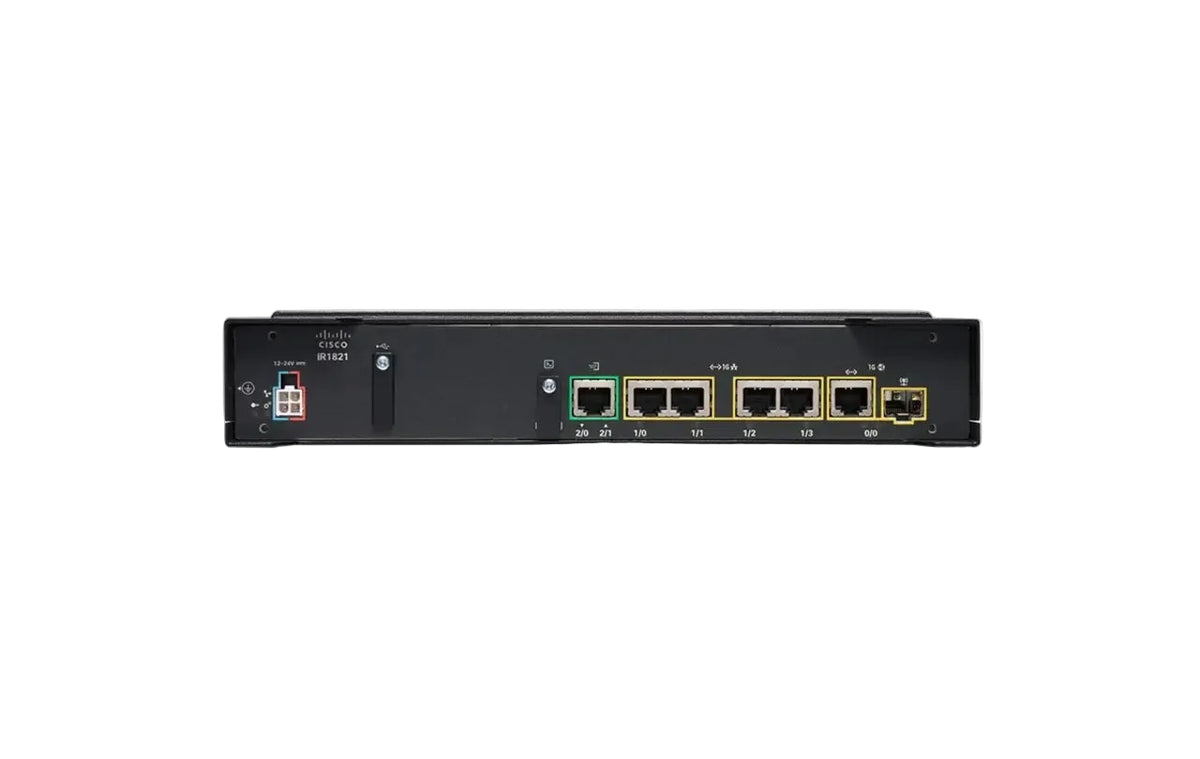 Cisco IR1821-K9 Catalyst IR1800 Rugged Modular Cellular Wi-Fi 6 802.11ax Gigabit Combo WAN Industrial Router - New