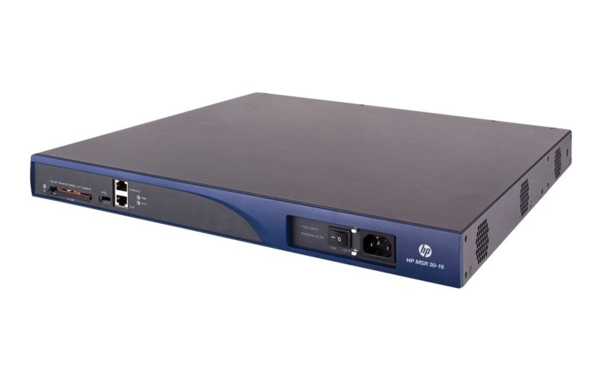 HP JF233A A-MSR30-16 2x 10/100 Fast Ethernet 5-Slot 1RU Multi-Service Router MPLS IPsec VPN