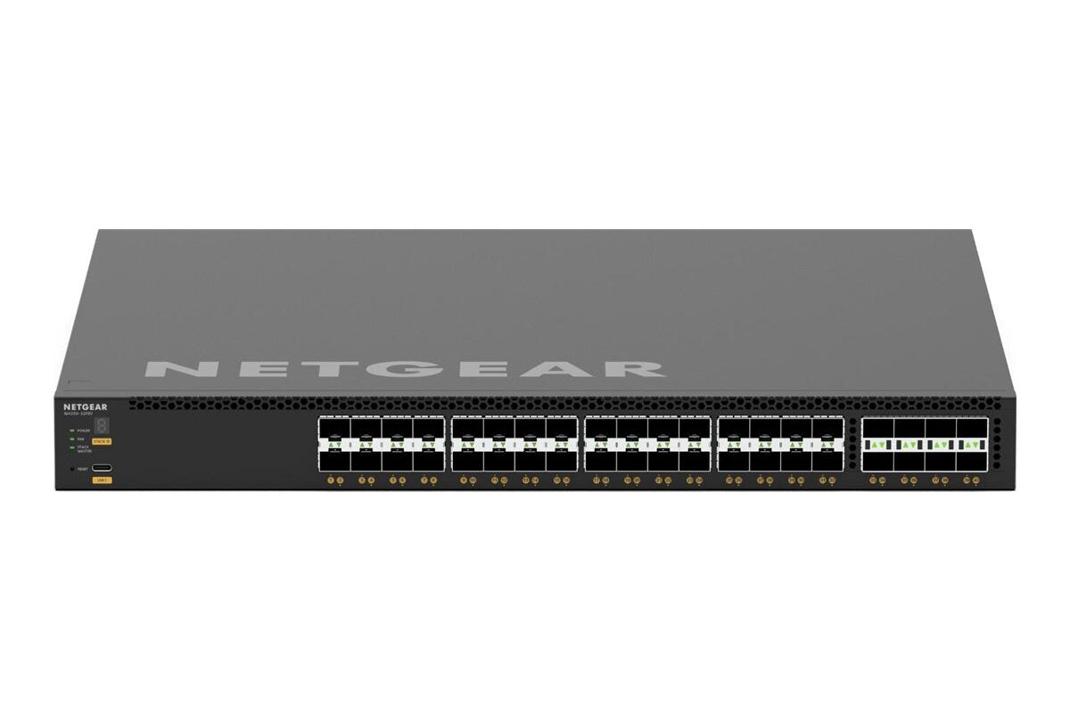 NETGEAR M4350-32F8V XSM4340FV Series 32-Port SFP+ 8x25G 1.04Tbps Layer 3 AV/IT Switch - New
