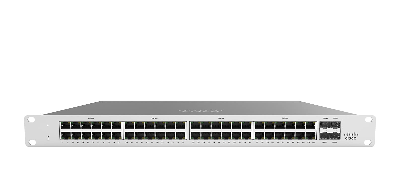 Cisco Meraki MS120-48FP-HW 48x 1GbE Ports, 4 x 1GbE SFP - Unclaimed Switch