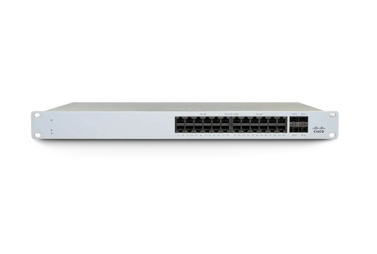 Cisco Meraki MS130-24X-HW MS130 24-Port mGig PoE+ Cloud-Managed Switch