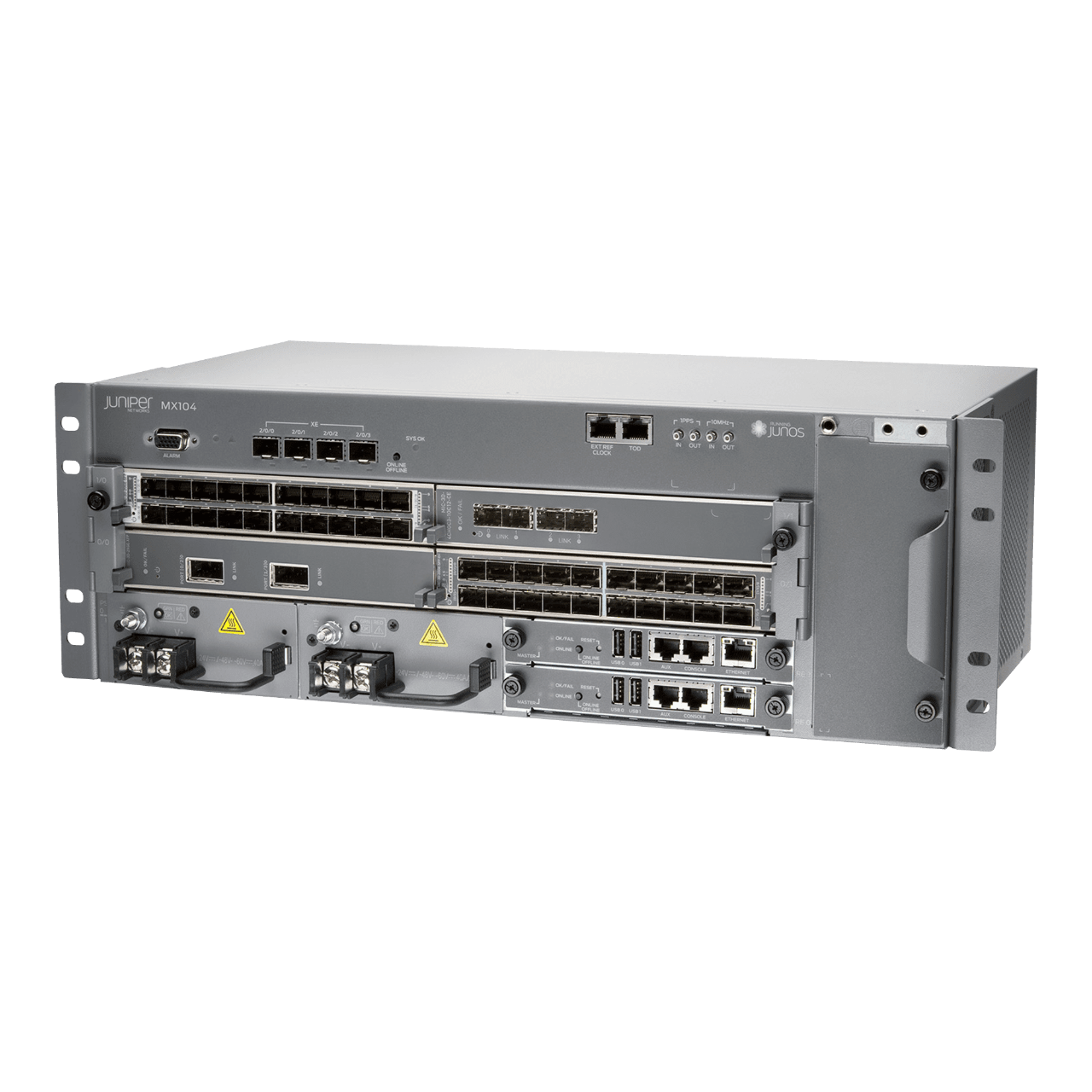 Juniper MX104-AC SFP+ RE-S-MX104 w/ x2 PWR-MX104-AC - Universal Edge Router