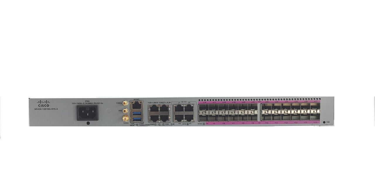 Cisco N540X-12Z16G-SYS-A 12x1G SFP 4x1G 12x10G Router