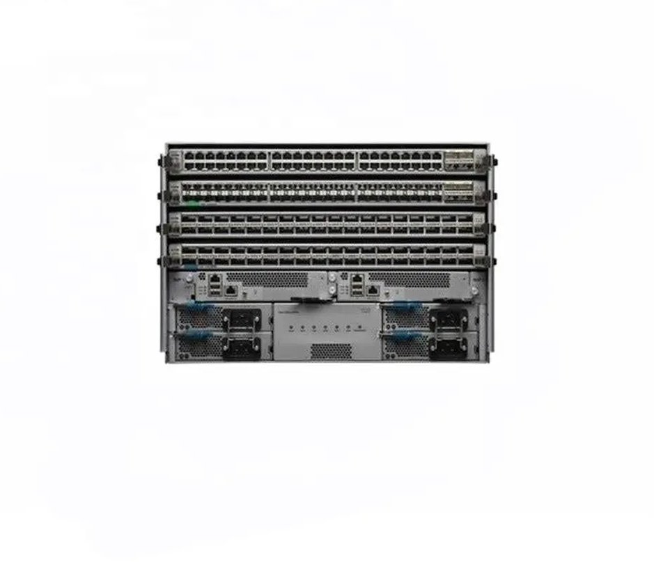 Cisco N9K-C9504 4-Slot 9504 Chassis + 2x N9K-SUP-A + 2x N9K-X9464PX + 4X N9K-PAC-3000W-B + 3x N9K-C9504-FAN