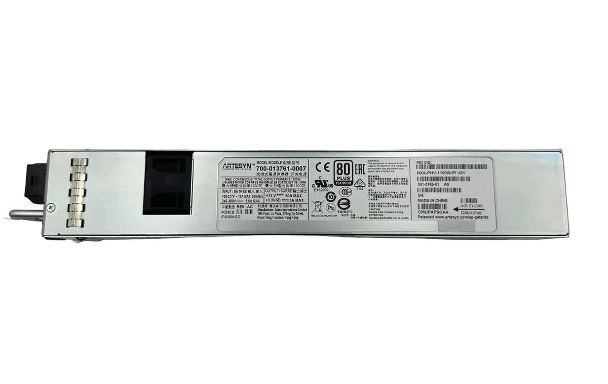 Cisco NXA-PHV-1100W-PI 1100W Platinum Hot-Swap Power Supply