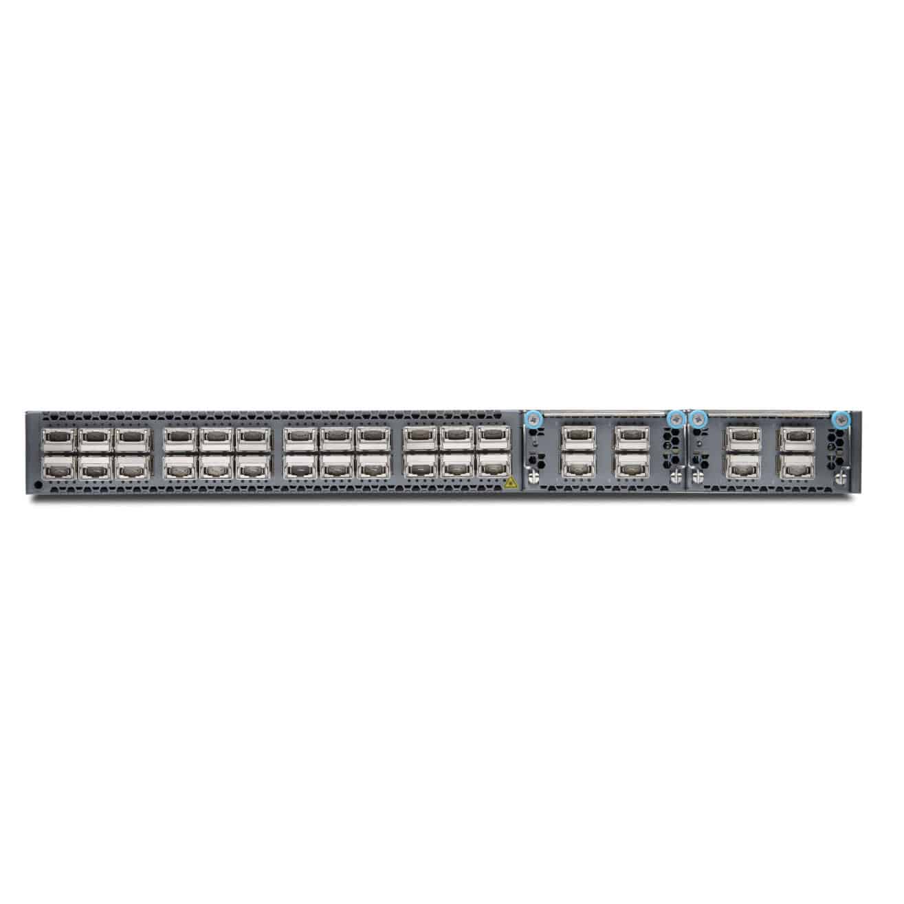 Juniper QFX5100-48S-AFI 48 SFP+/SFP 6 QSFP+ Ports 2x AC 650W PSU Back to Front