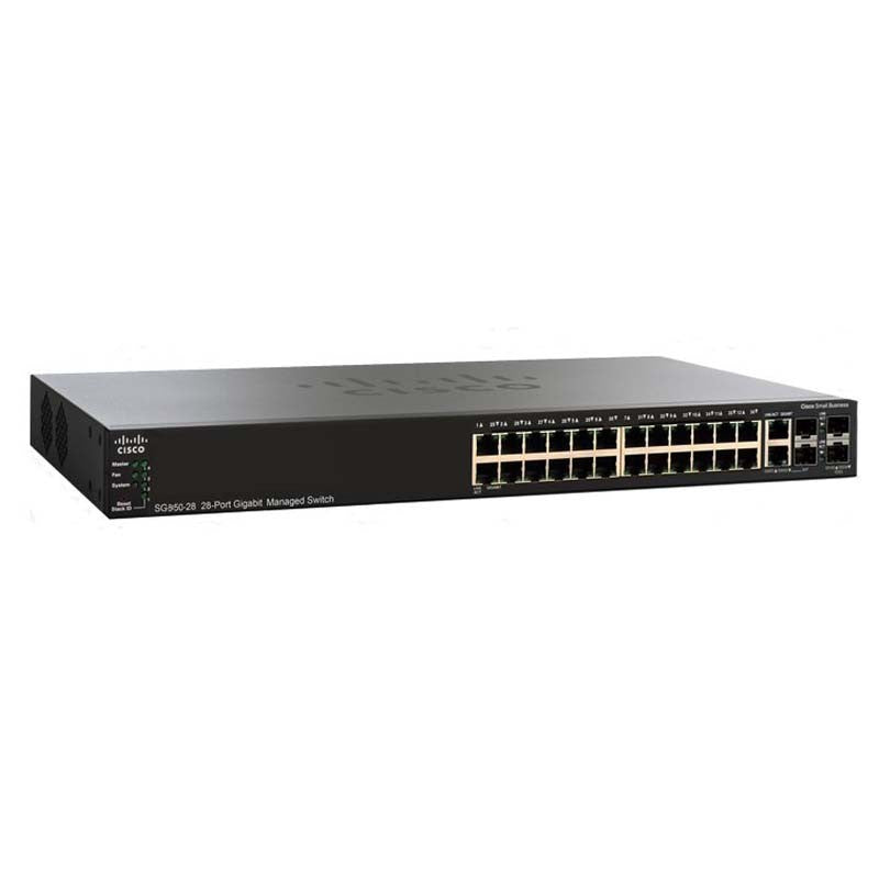 NEW CISCO SG350-28P-K9-NA PORT GIGABIT POE MANAGED SWITCH