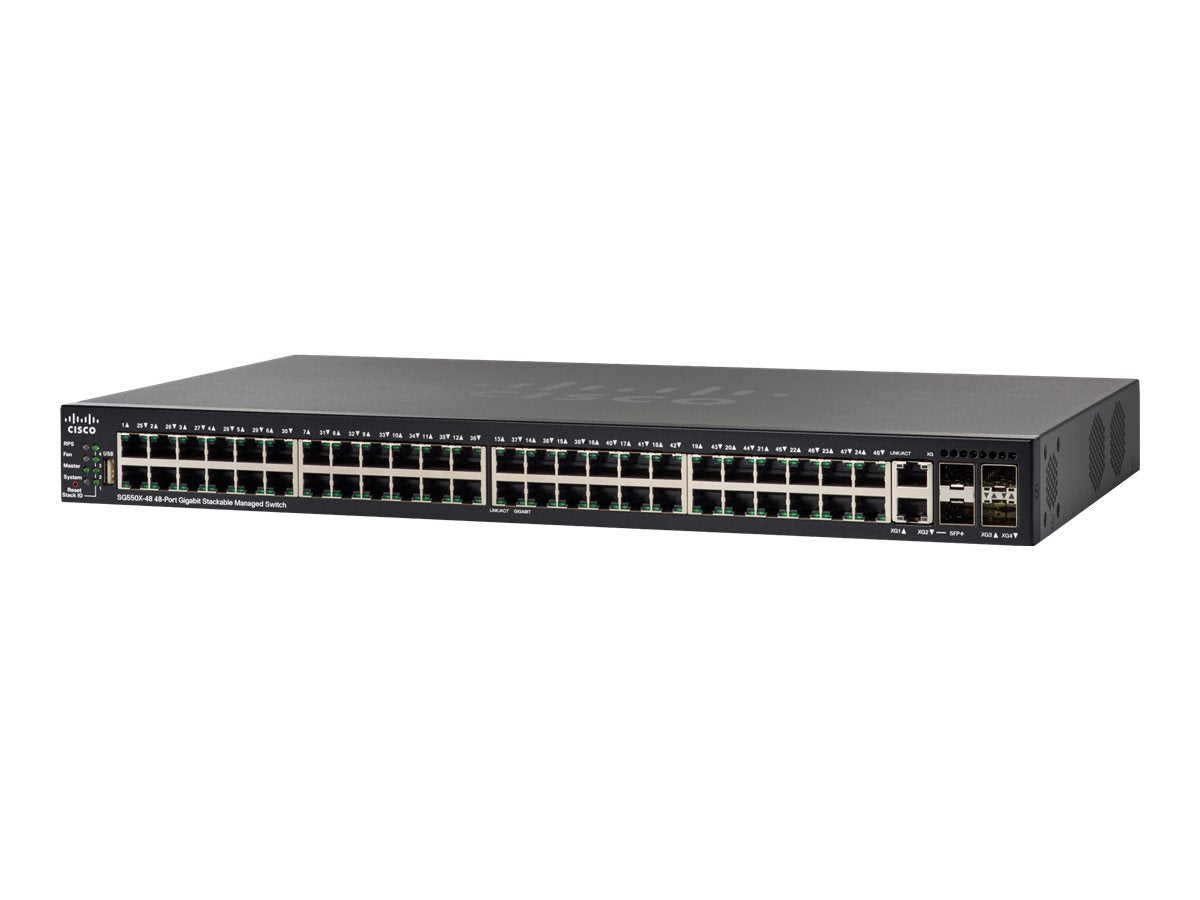 CISCO SG550X-48-K9-NA SG550X-48 LAYER 3 SWITCH SG550X 48 PORT SG550X-48-K9