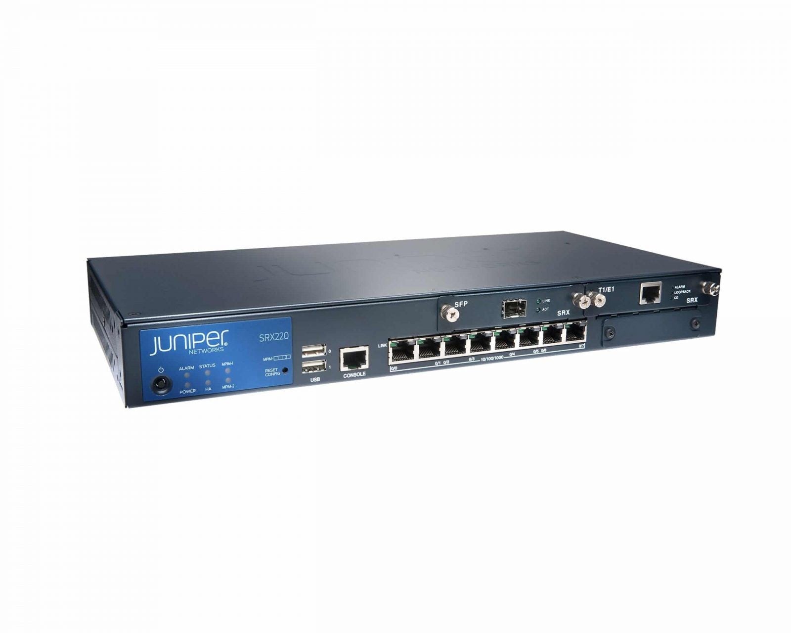Juniper SRX220H2 Services Gateway 8 GbE Ports - 2 GB RAM 2 GB Flash - New
