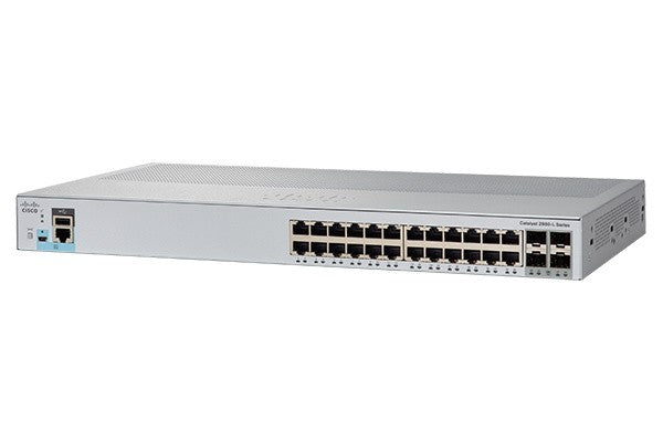 NEW CISCO WS-C2960L-24TS-LL 24 PORT 10/100/1000 ETHERNET PORTS 4 X 1G SFP
