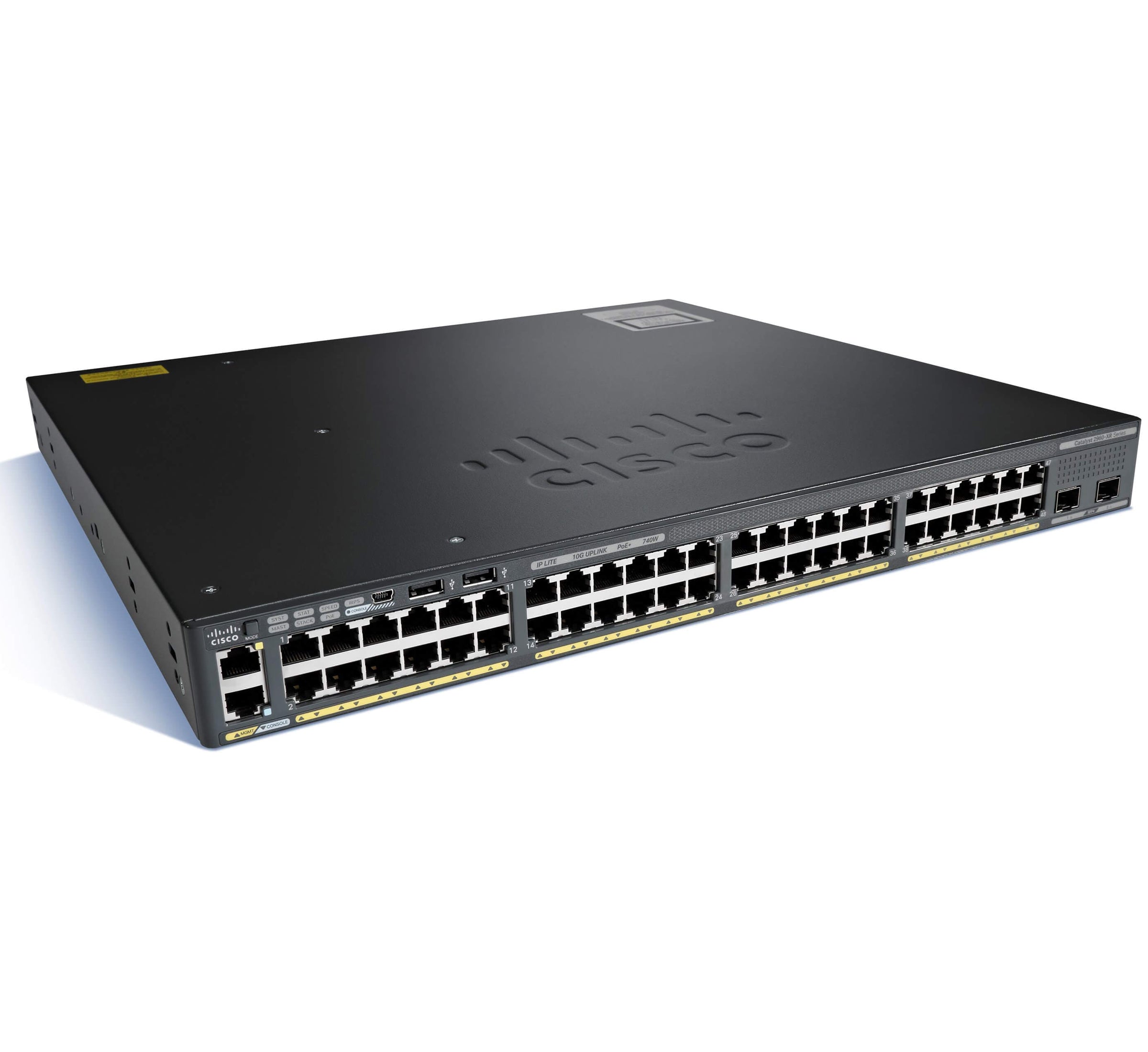 Cisco 2900x Switch WS-C2960XR-48FPD-I Catalyst Switch 48 Port 2x SFP+ XR IP Lite 740W PWR - New