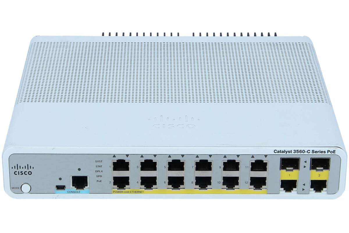 Cisco WS-C3560-12PC-S 12x10/100 POE Port Switch
