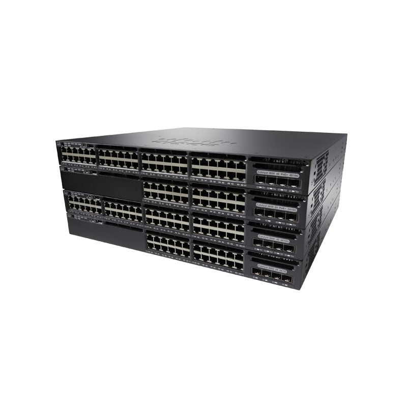 CISCO WS-C3650-12X48UQ-L 48 ETHERNET 4X10G UPLINK PORTS LAN BASE SWITCH