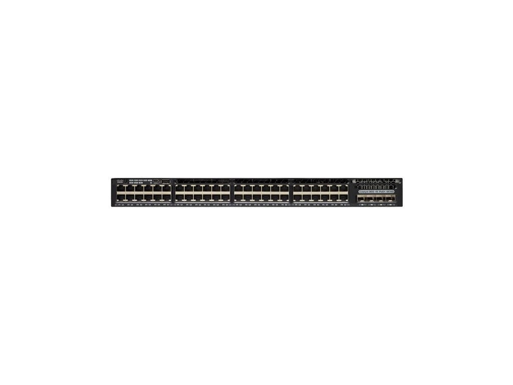 Cisco WS-C3650-12X48UZ-L 36-Port Gigabit & 12x 10GE PoE+ Switch w/ 2x 40G QSFP