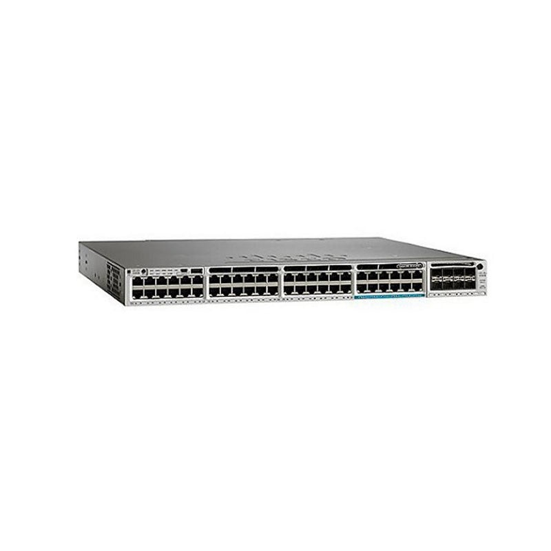 NEW CISCO WS-C3850-12X48UW-S 48 PORT GE SWITCH 12X 10GBPS UPOE IP BASE 5 AP LICENSE