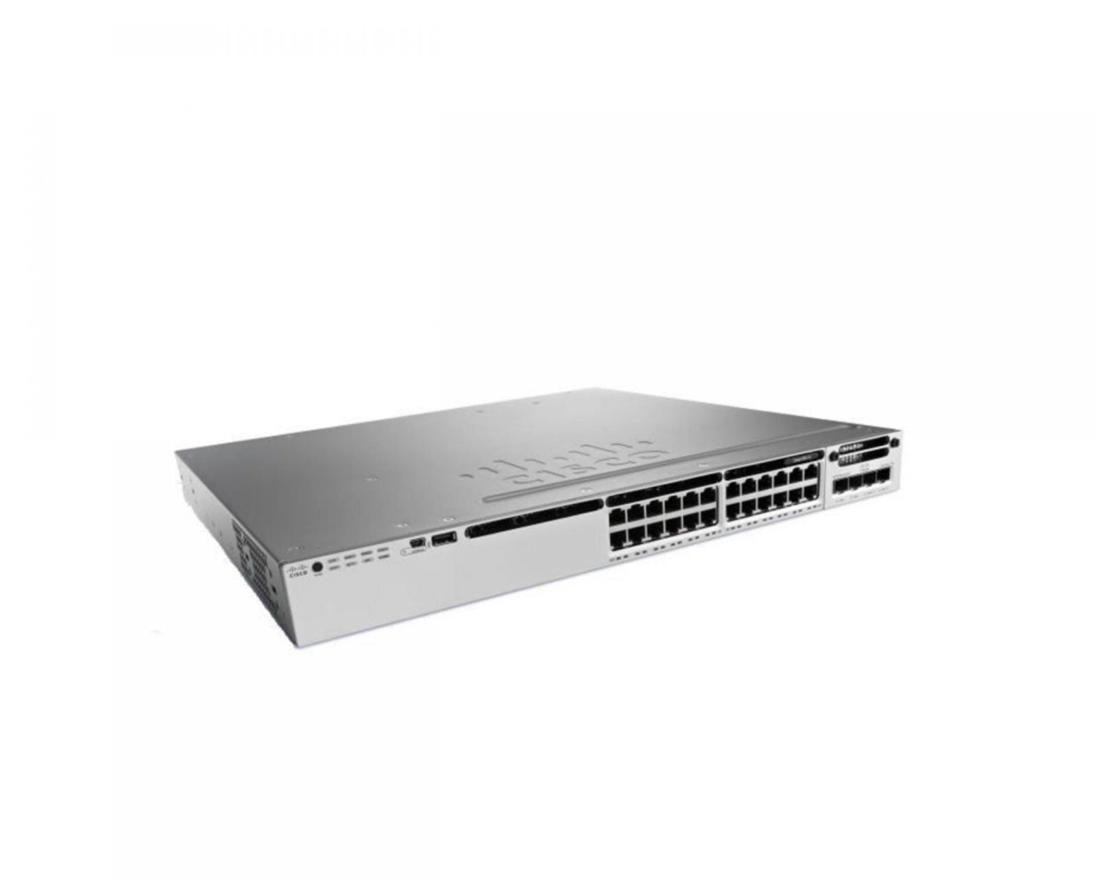 Cisco WS-C3850-24U-E 24 Port UPOE Switch 1100WAC 3850 IP Services
