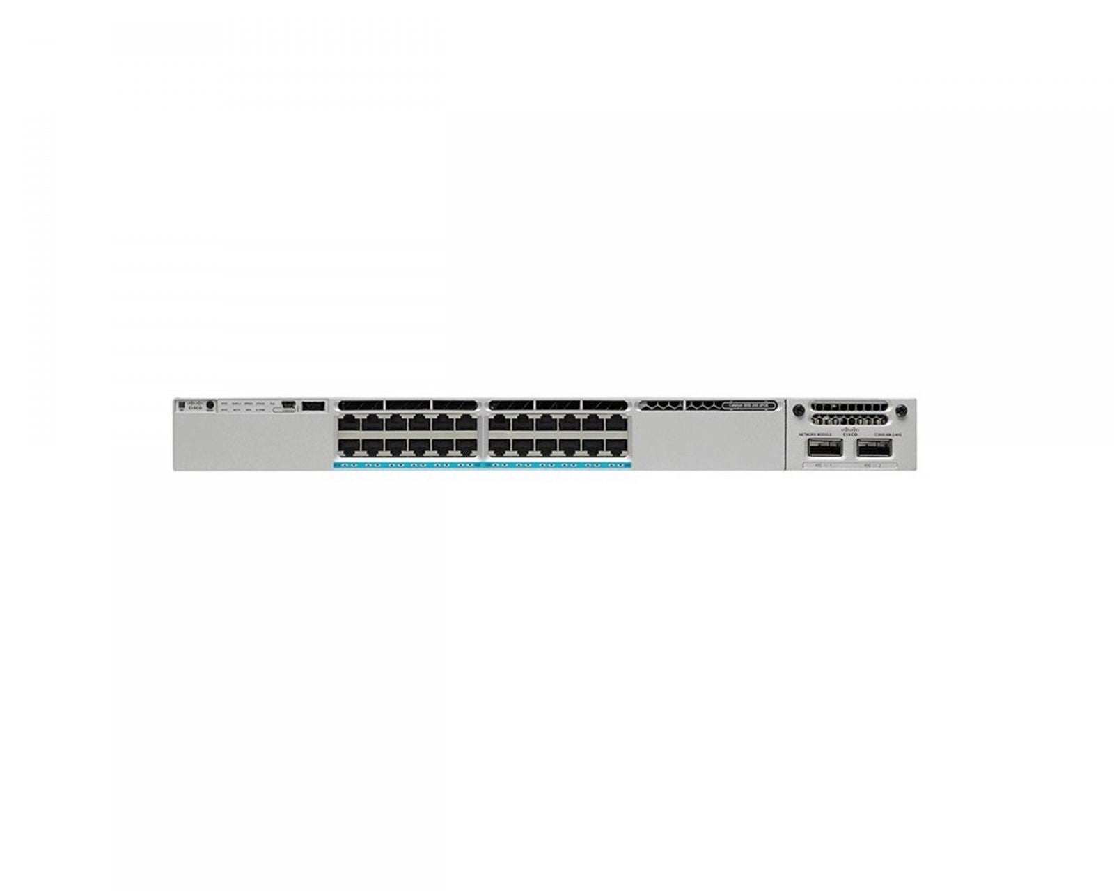CISCO WS-C3850-24XU-L 24 PORT 1/2.5/5/10 GBPS UPOE 1100W AC LAN - New