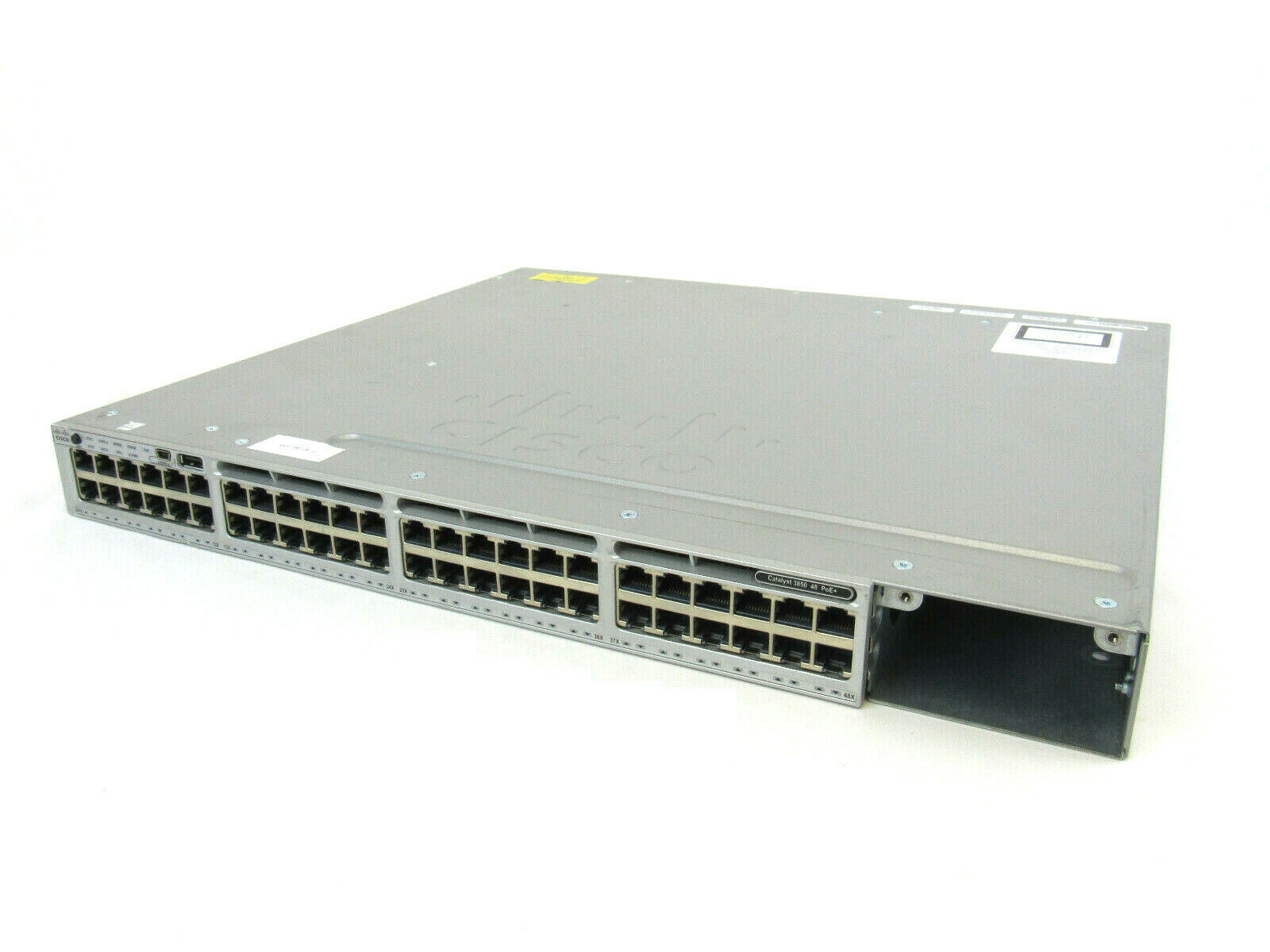 CISCO WS-C3850-48PW-S 48 PORT GIGE POE+ SWITCH IP BASE W/ 5 AP 3850-48PW-S - New