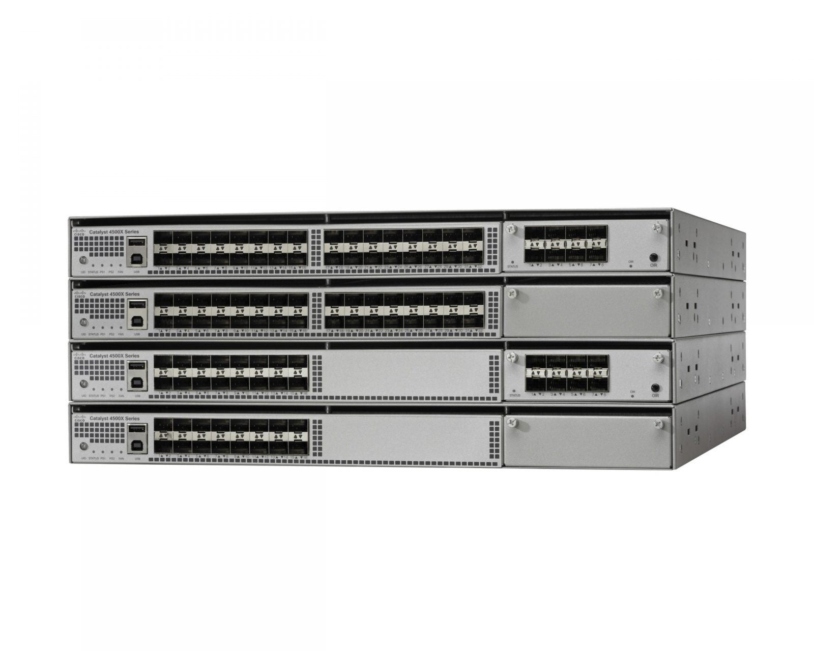 CISCO WS-C4500X-24X-IPB 24-PORT TEN GIG NO POWER W/ ENTERPRISE