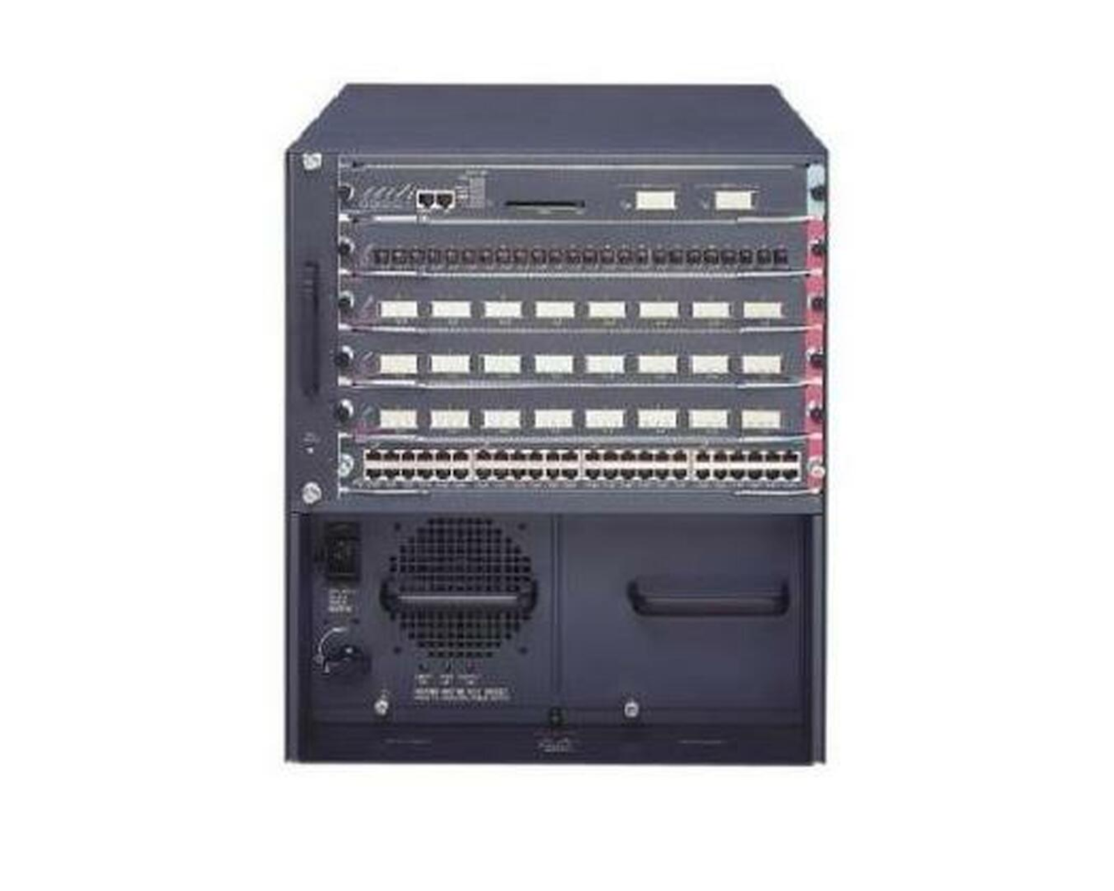 WS-C6506-E Catalyst 6500 Enhanced 6-slot chassis, 12RU, no PS, no Fan Tray - New