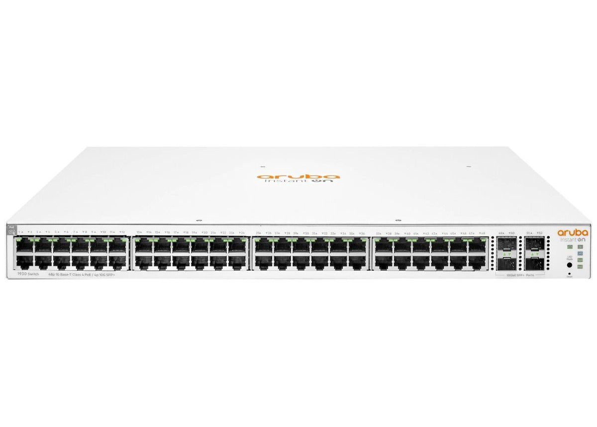 HPE Aruba Instant On 1930 JL685A 48-Port Gigabit Fanless Smart Switch 4x 10G SFP+ - New